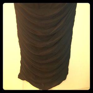 Semi sheer black pencil skirt NWT